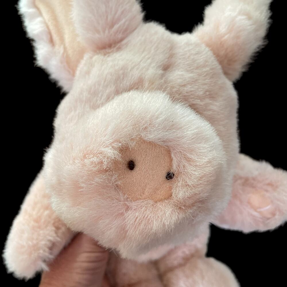 Boyd's Bear Pig Plush Jointed Pink Rosie O’Pigg Stuffed Animal 12" Bean Bottom